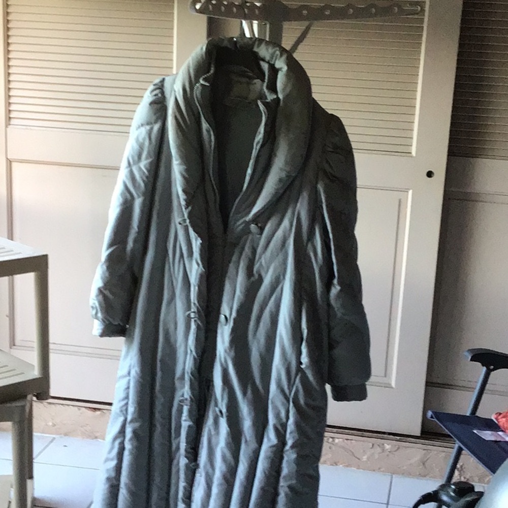 Puffer long coat